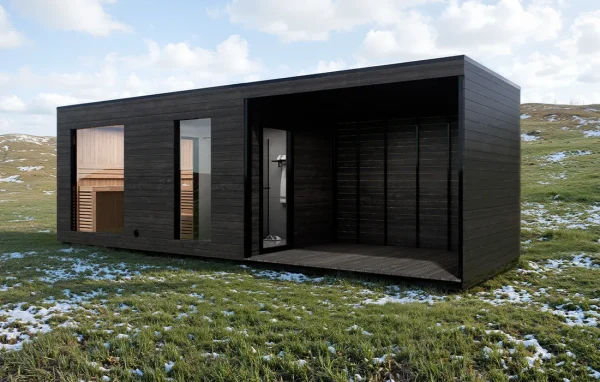 Sauna ogrodowa Prima Therma z przedsionkiem i prysznicem SPGT