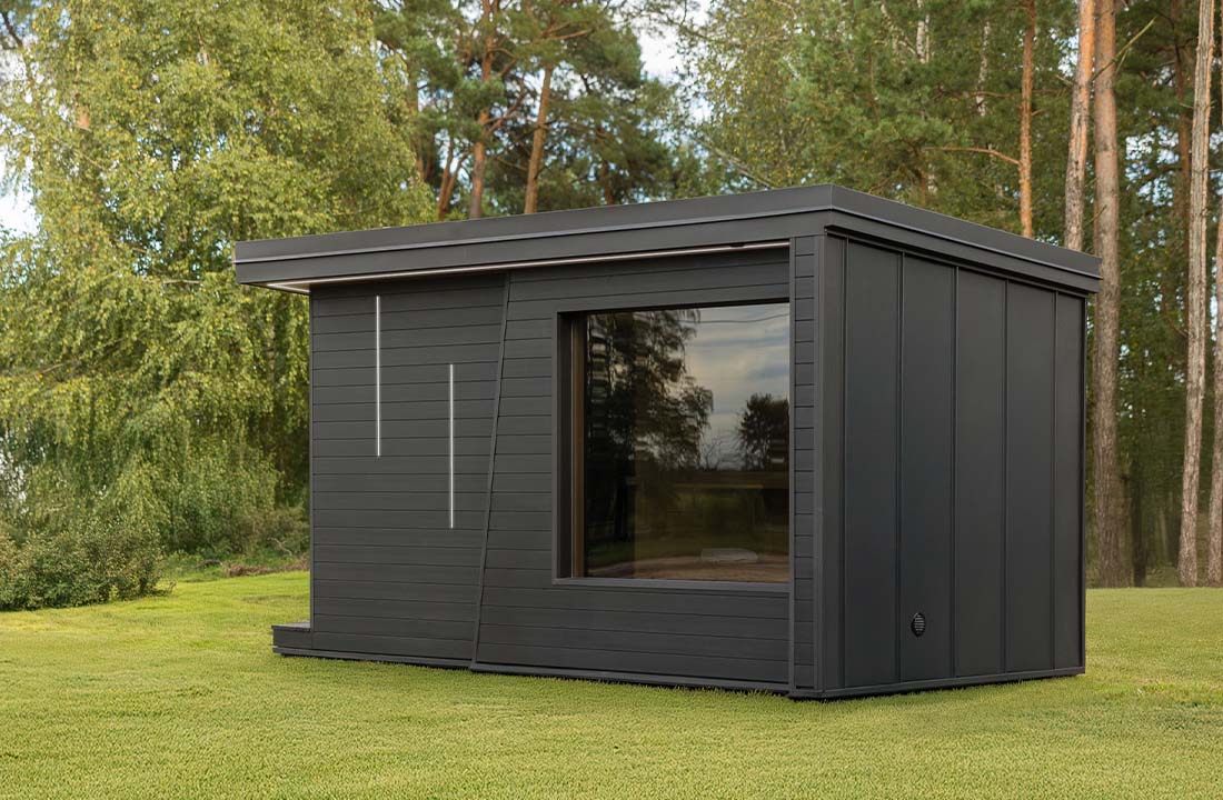 Sauna ogrodowa therma imperia model z restroomem