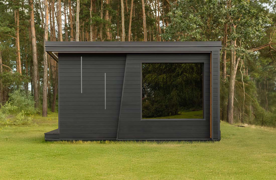 Sauna ogrodowa therma imperia model z restroomem - obrazek 2