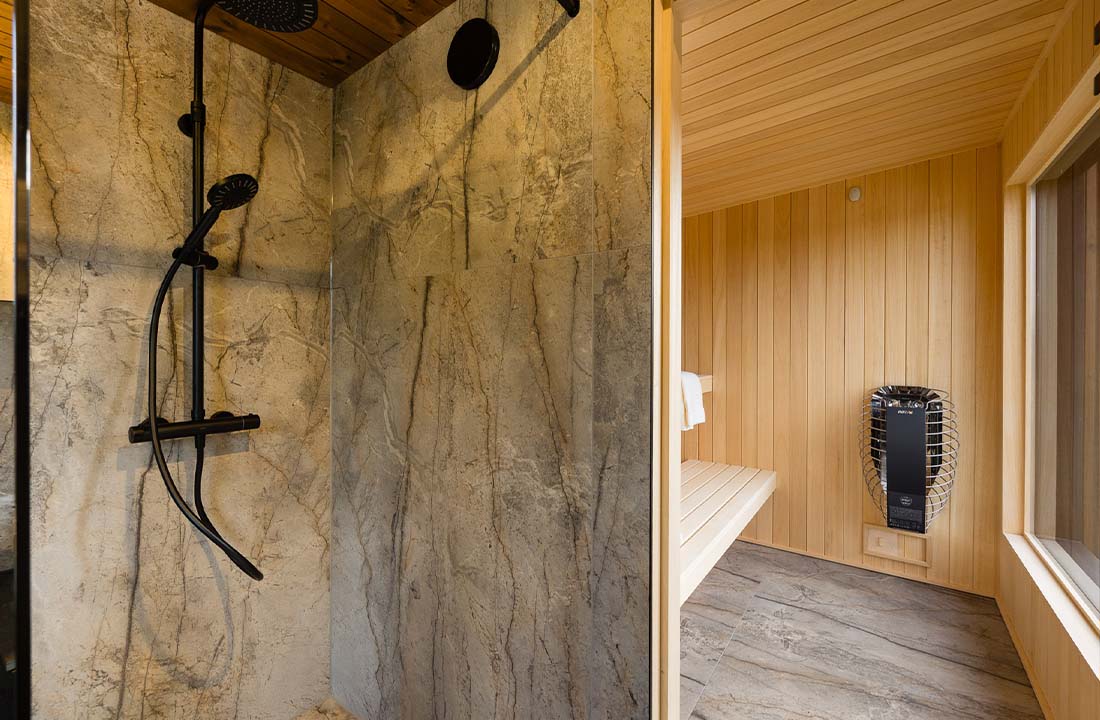 Sauna ogrodowa therma imperia model z restroomem - obrazek 4